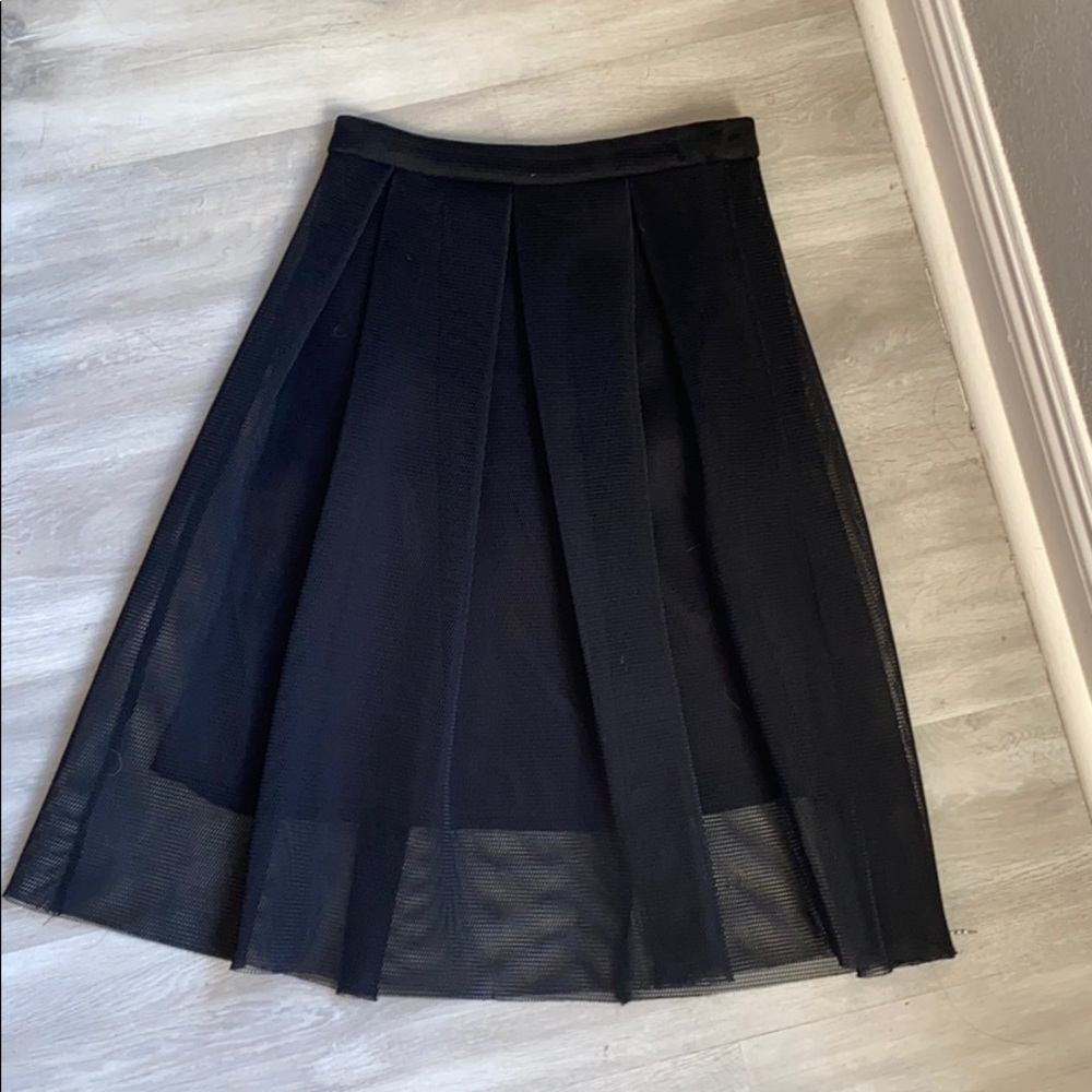 Black tulle skirt